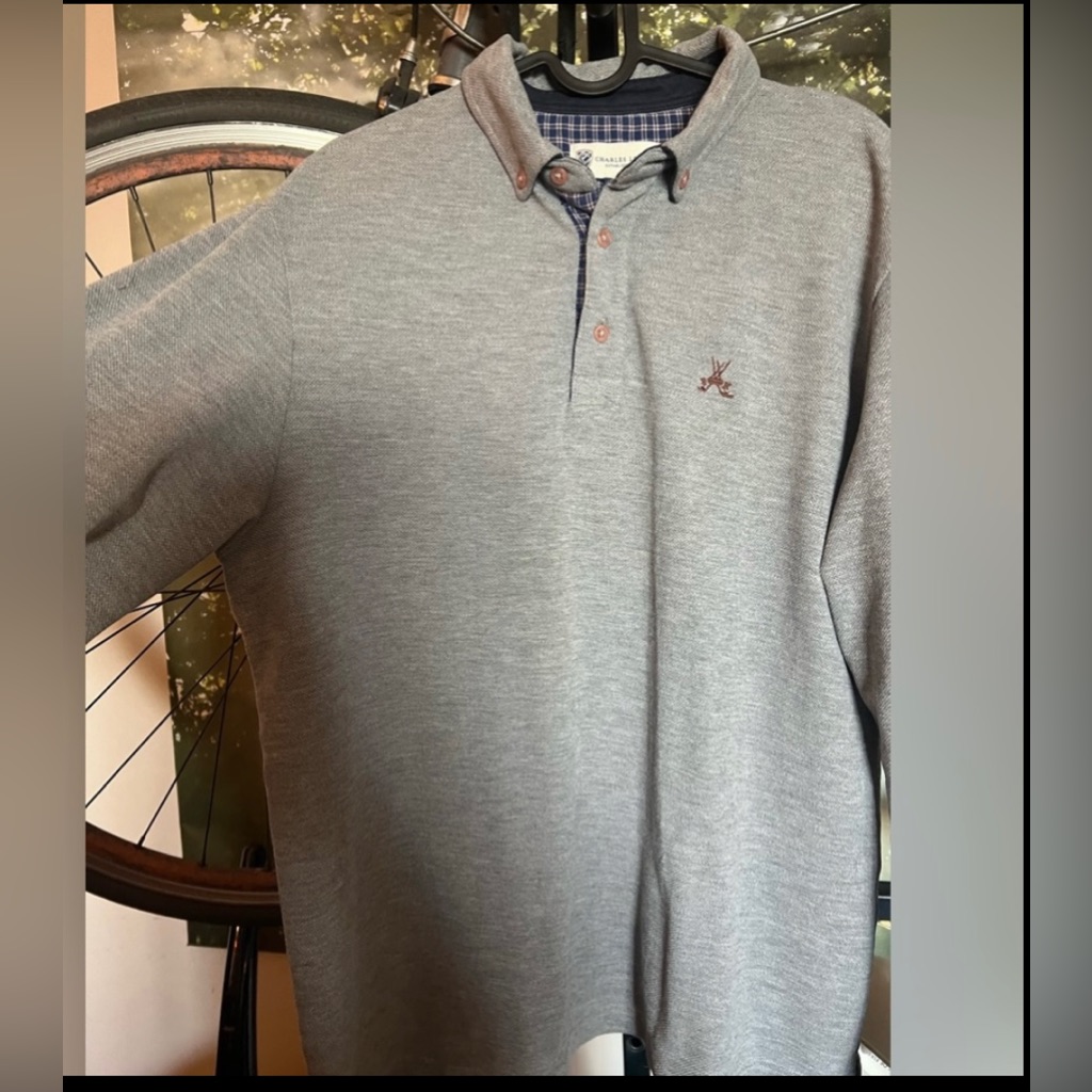 Charles Le Golf Mens 100 Cotton Quarters Button Sweatshirt Golf Xxl